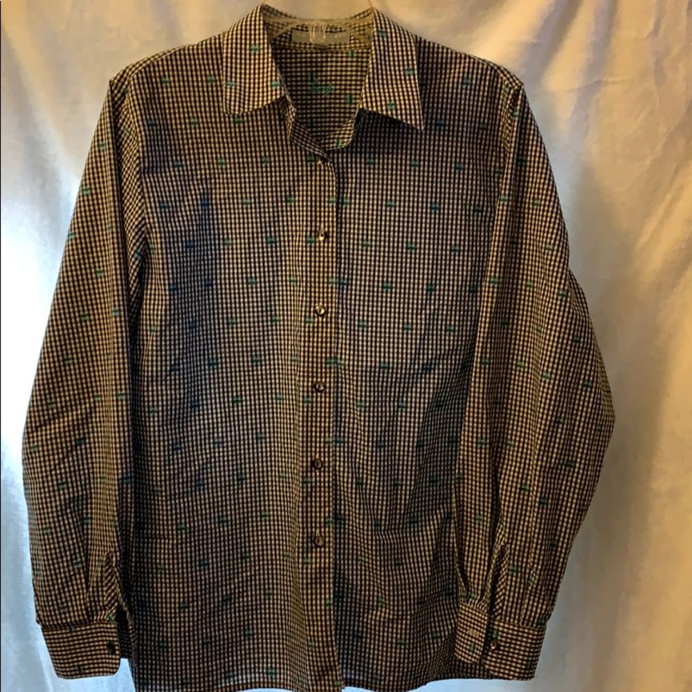 Foxcroft wrinkle free classic fit, long sleeve